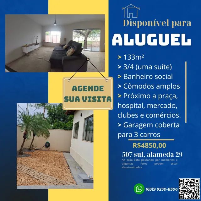 Casa Espaçosa - Aluguel Longo Prazo - Temporada - Foto 2
