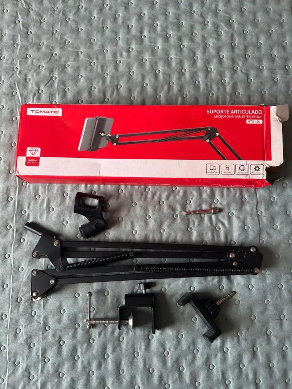 Suporte Articulado para Microfone/Tablet/Telefone