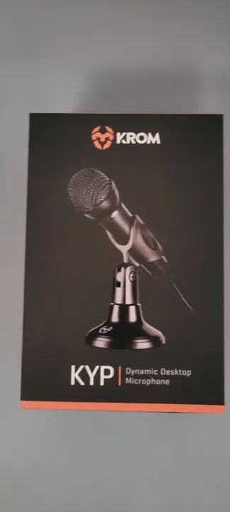 Microfone Gamer Krom Kyp - Dynamic Desktop Microphone