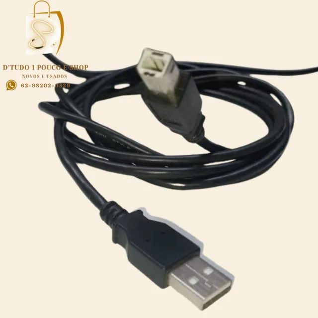 Cabo de comunicação usb a/b 2.0 - Foto 3
