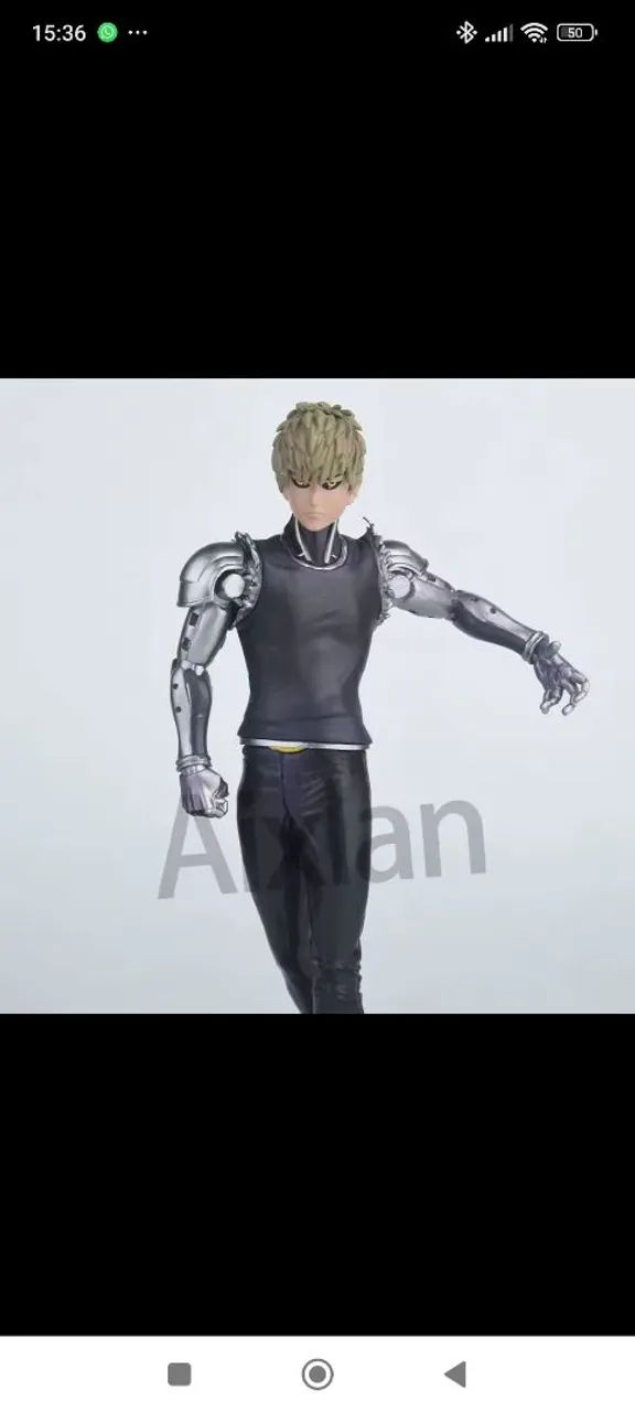 Saitama Action Figure Genos - One Punch Man zero na embalagem  - Foto 3