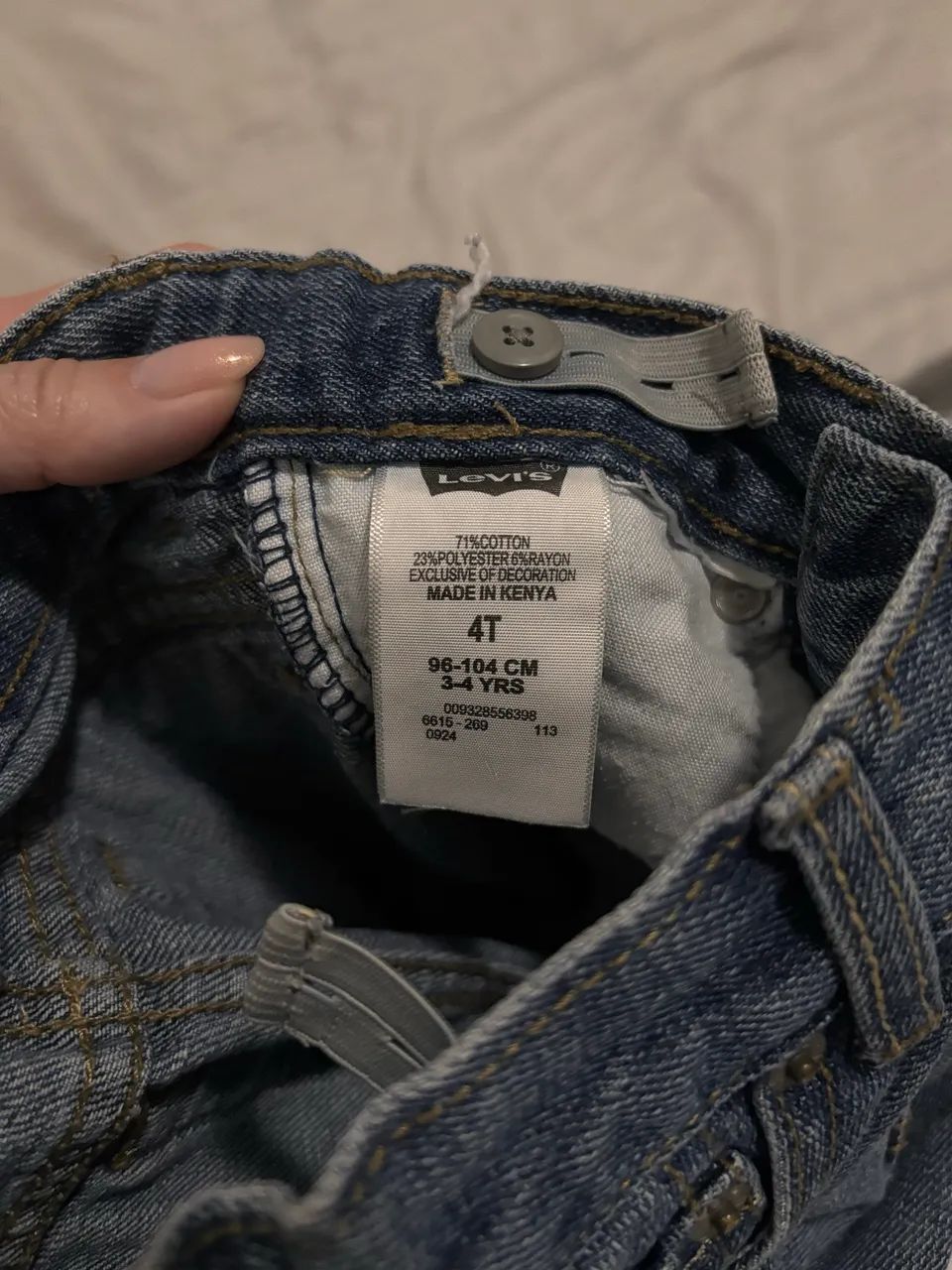 Short jeans Levis infantil  - Foto 6