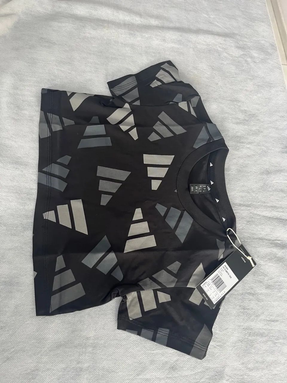 Camiseta Infantil Cropped Adidas 