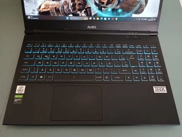 Notebook gamer Avell * A52 * LIV* + 16gb ddr4 + nvme 512 b + gtx