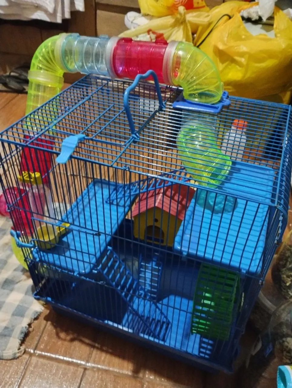 Gaiola para roedores praticamente nova