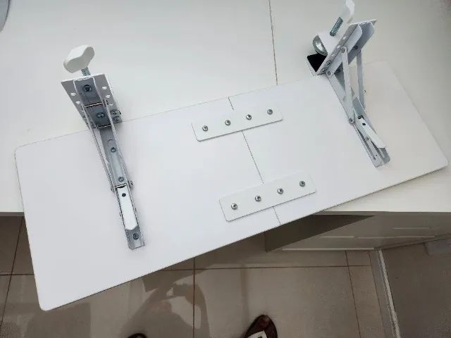 Extensor de mesa dobrável branco - Foto 4