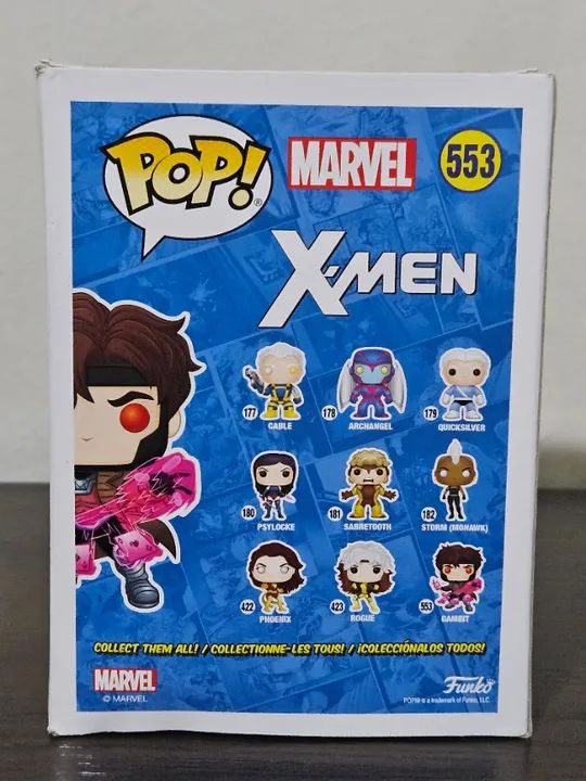 Funko Pop Gambit with Cards 553 X-men  - Foto 3