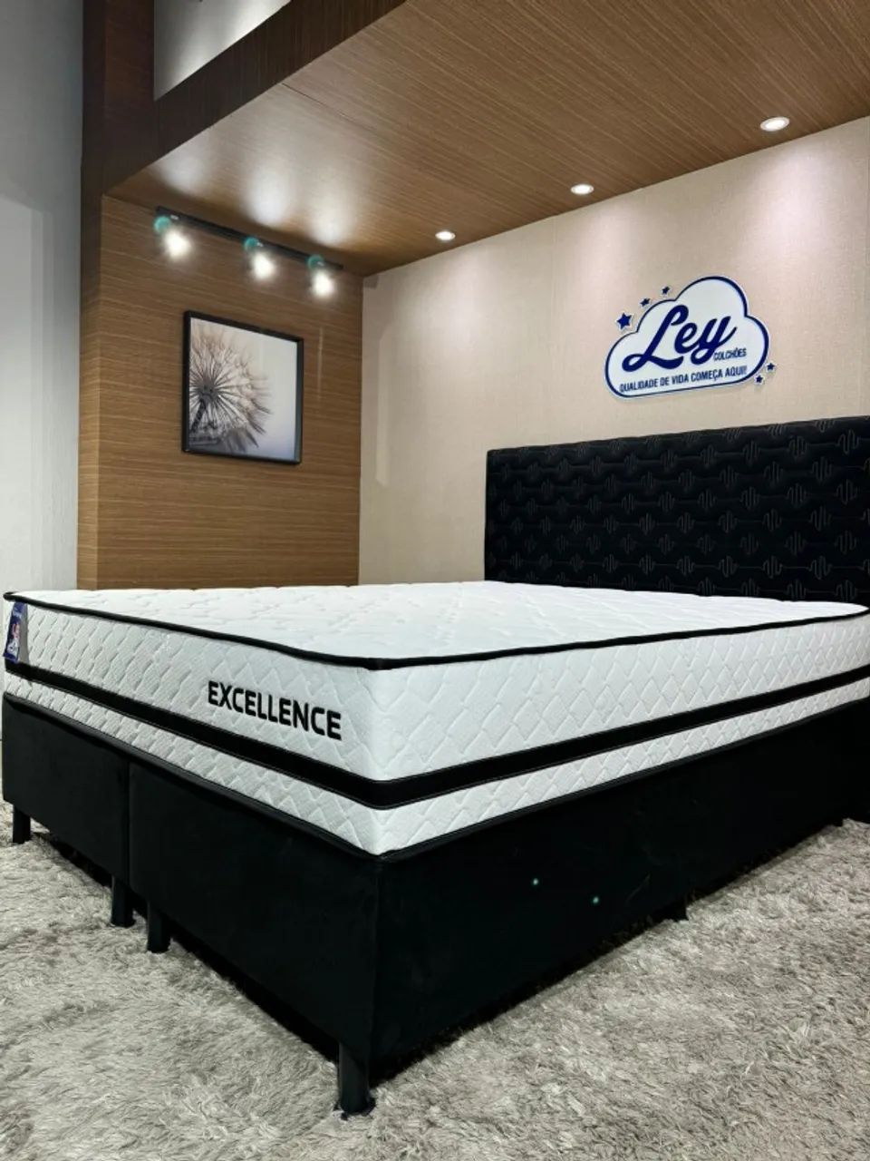 Cama Box Queen Size Colchão com Molas Ensacadas Individualmente Excellence - Foto 2