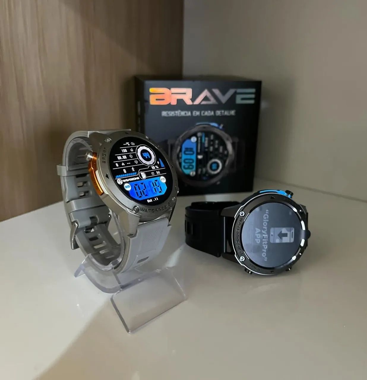 Smartwatch Brave com GPS integrado 