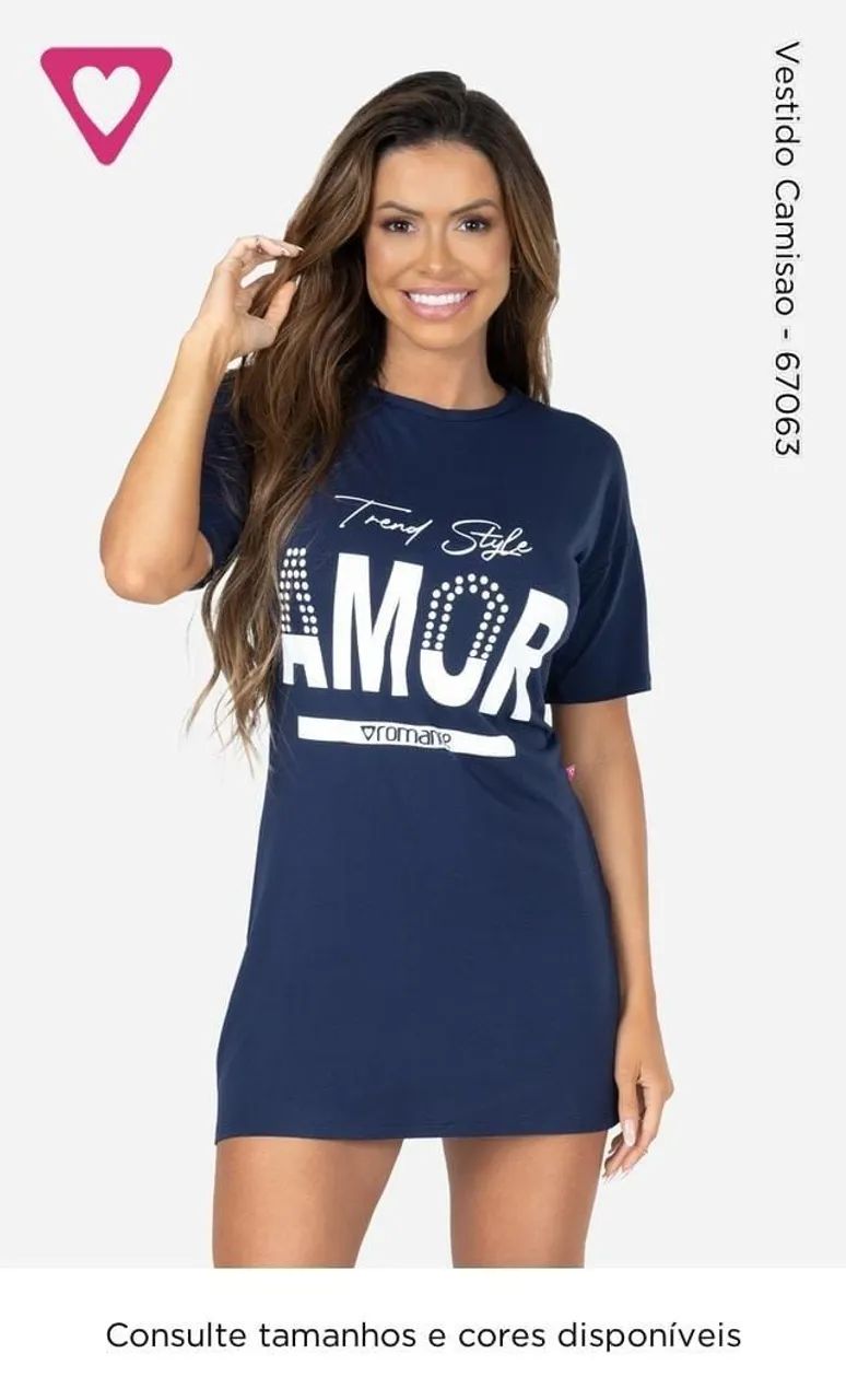 Vestido Camisão Amor - Trend Style