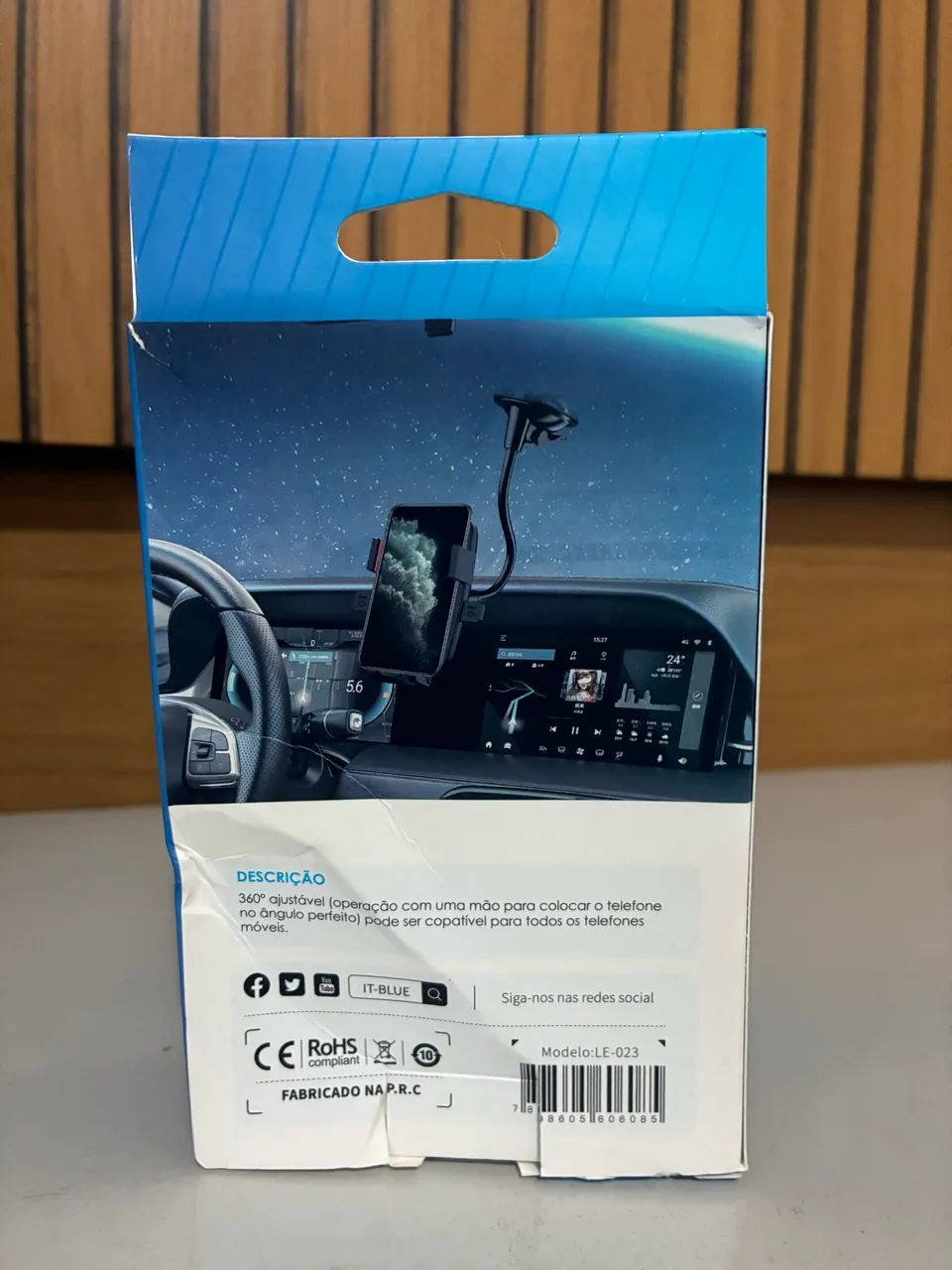 Suporte de Celular para Carro Ventosa Universal Articulado / Caminhão  - Foto 2