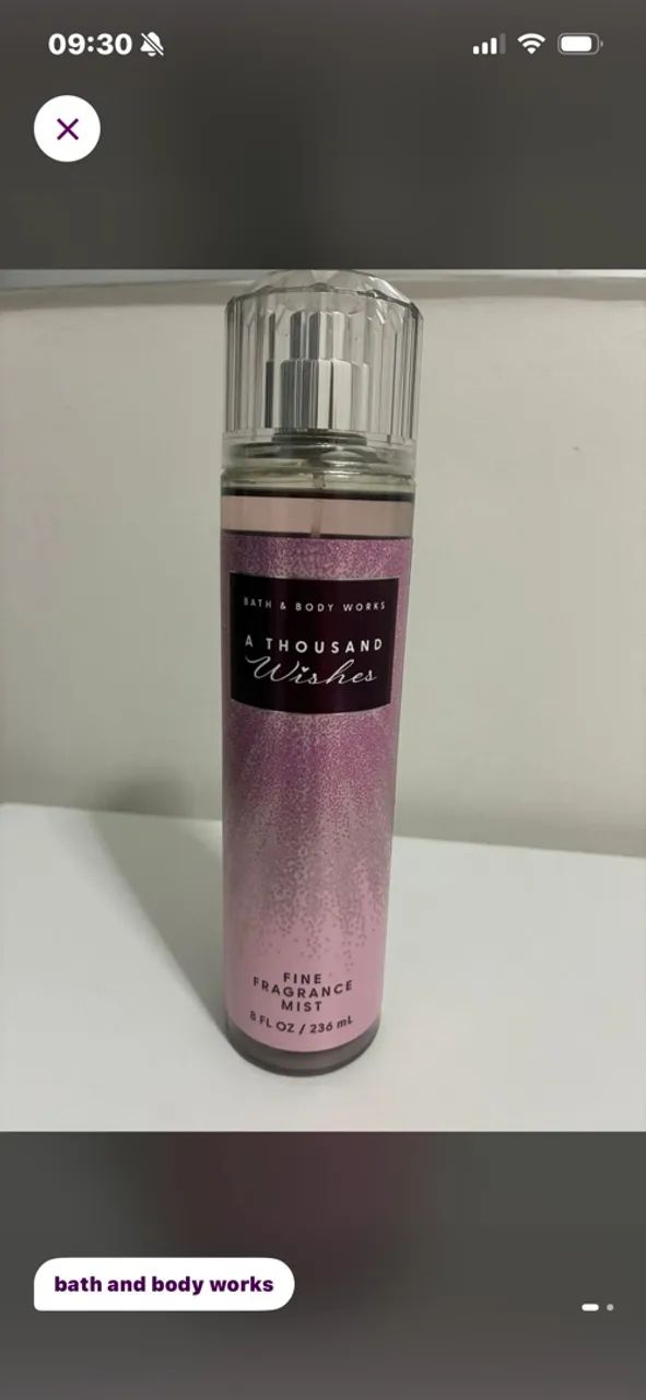Body Splash a Thousand Wishes bath and body works  