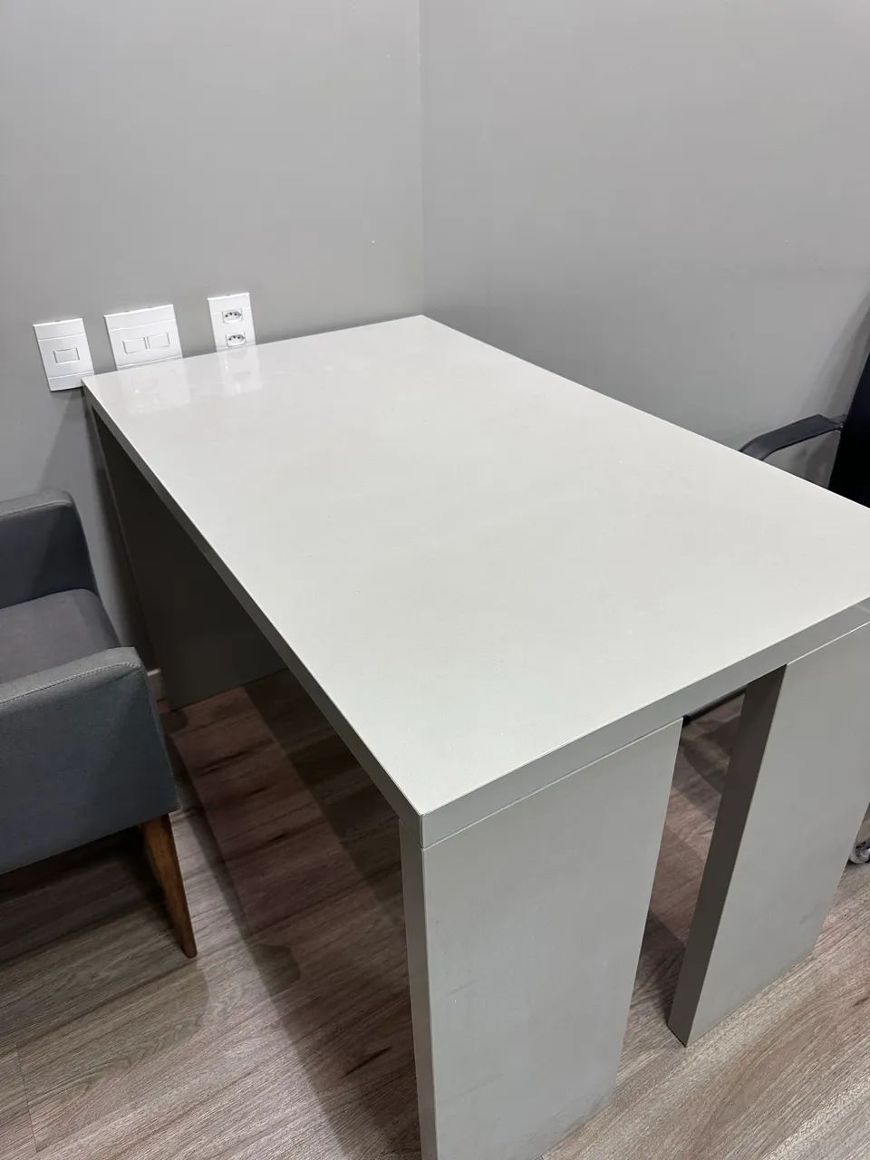 Mesa de quartzo cinza (luxo) - Foto 2