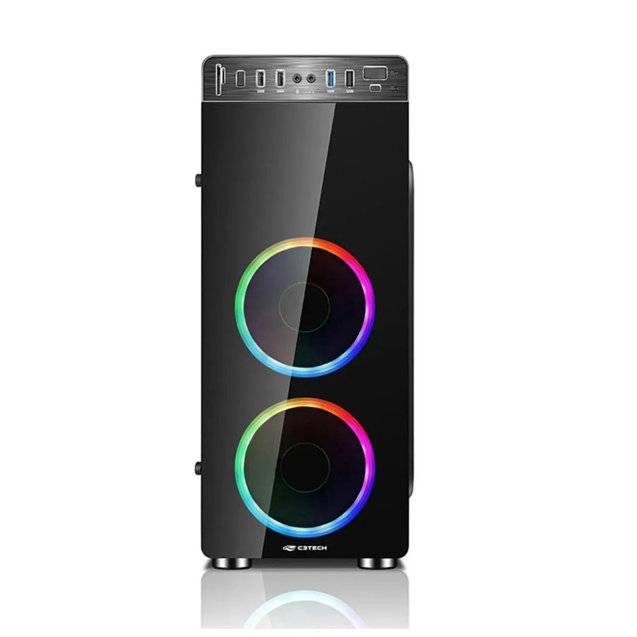 Gabinete C3 tech MT-G1000BK - Foto 3