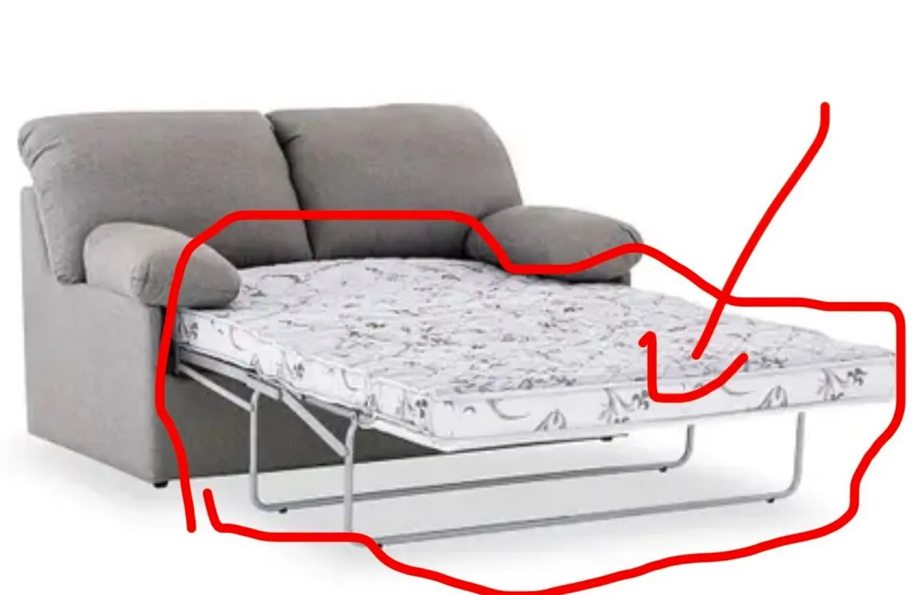 Doa-se estrutura de sofá cama tipo herval - Foto 2