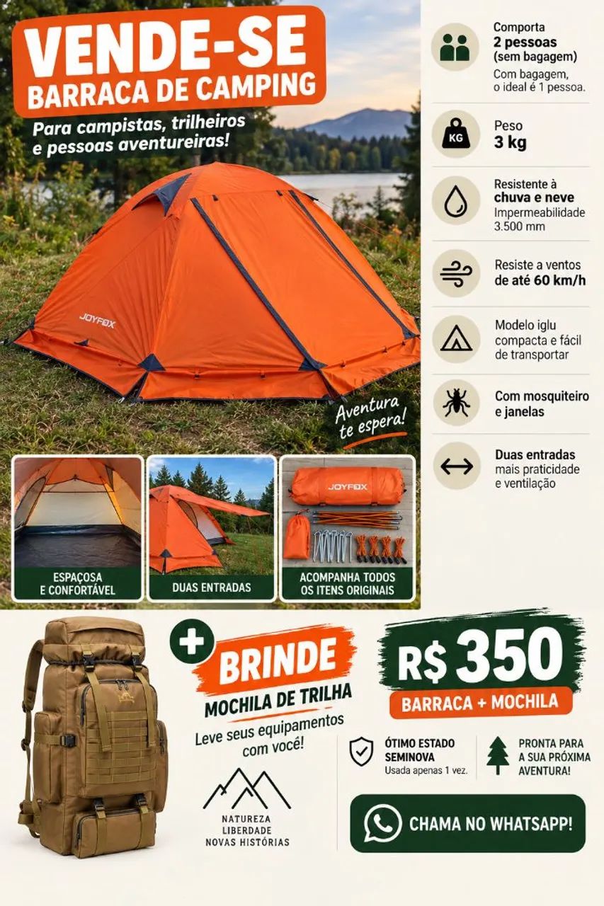 barraca de camping 