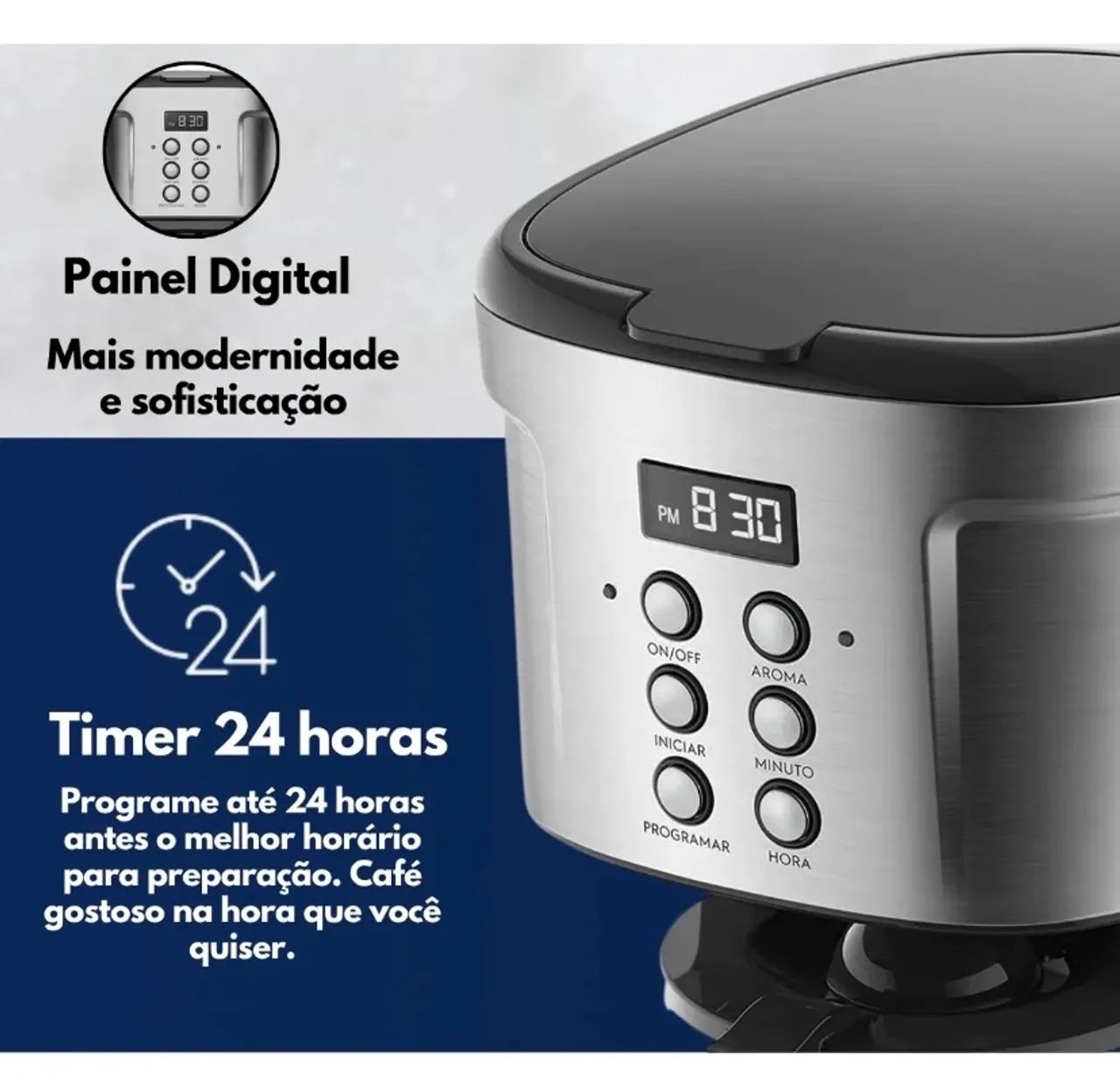 Cafeteira elétrica digital Electrolux - Foto 4