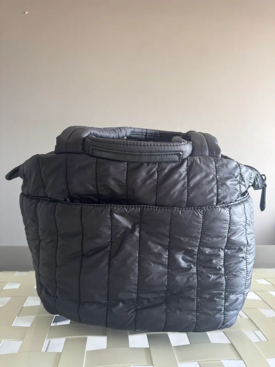 Bolsa matelassê Zara Preta - Foto 4