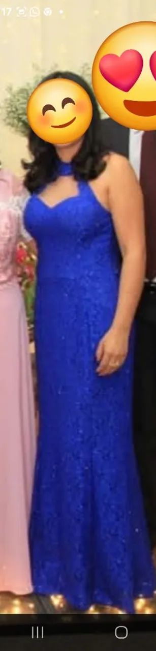 Vestido de festa azul - Foto 3