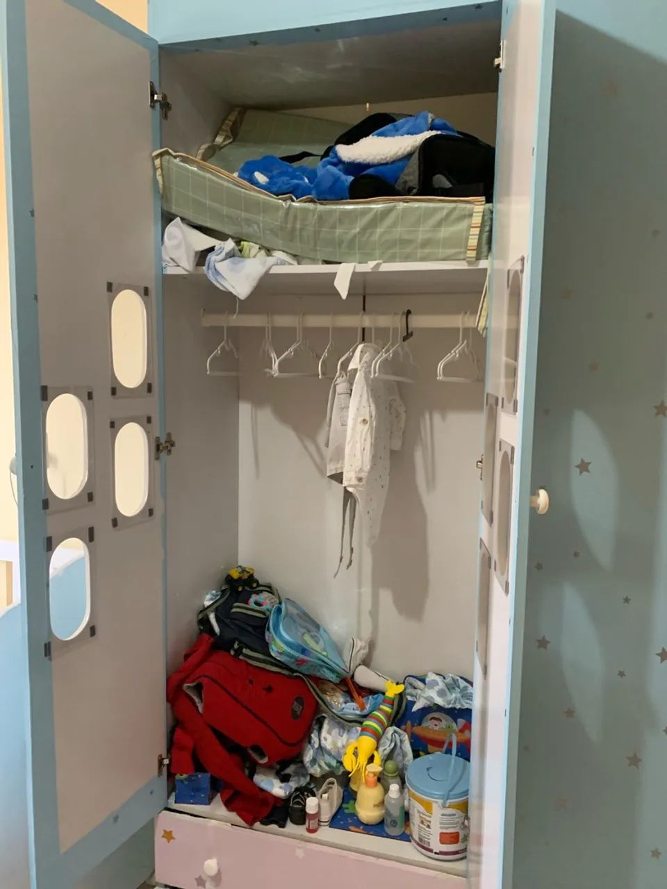 BERÇO E GUARDA ROUPA  - Foto 3
