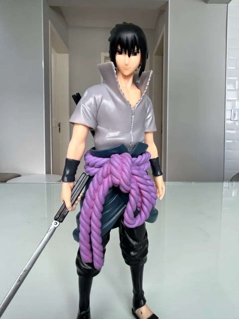 Action Figure Sasuke Uchiha 26 cm Boneco Naruto - Foto 3