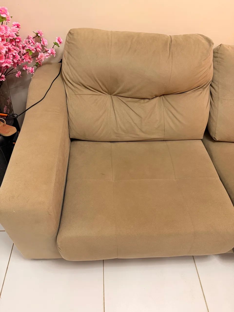 Sofá Retrátil (da Raiuga) aceito cartão  442957916243896324
