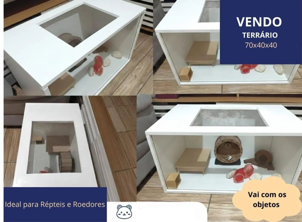 Terrário para roedores