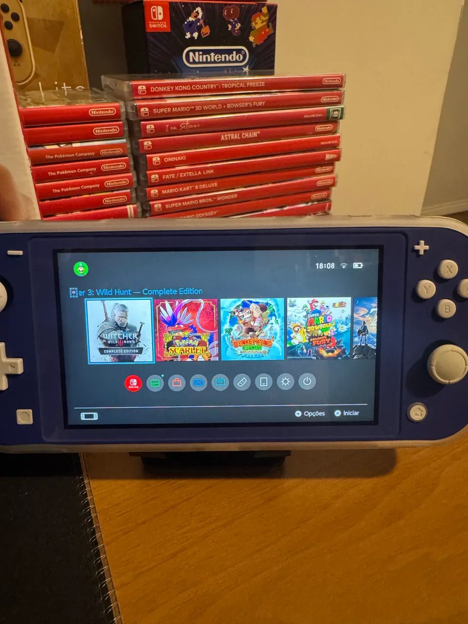 Nintendo Switch LITE - impecável - Bloqueado - Foto 3