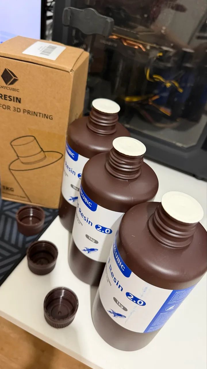 3 litros resina 3d Anycubic FastPrint - Foto 2