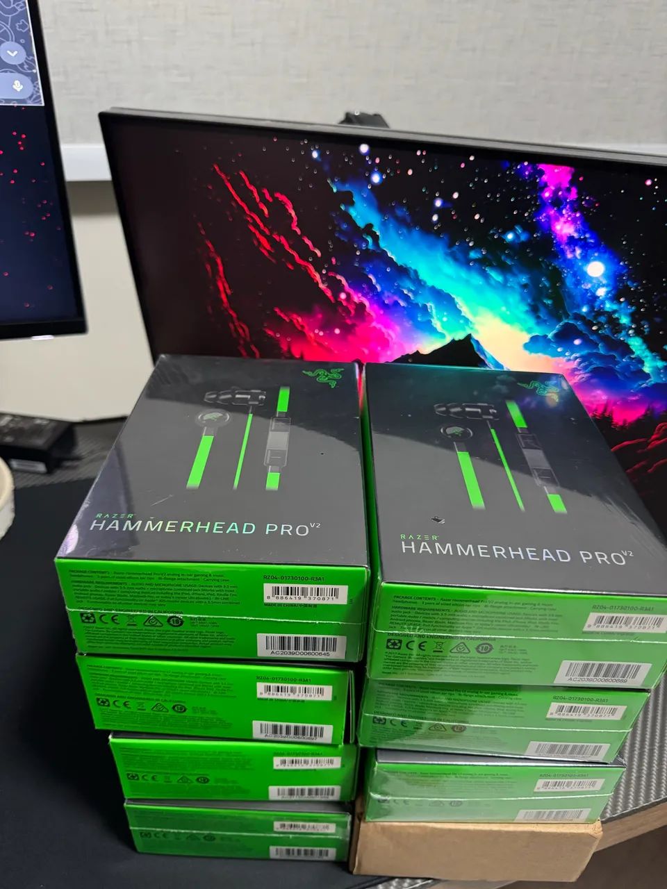 Fone de ouvido e microfone Razer Hammerhead Pro V2  - Foto 2