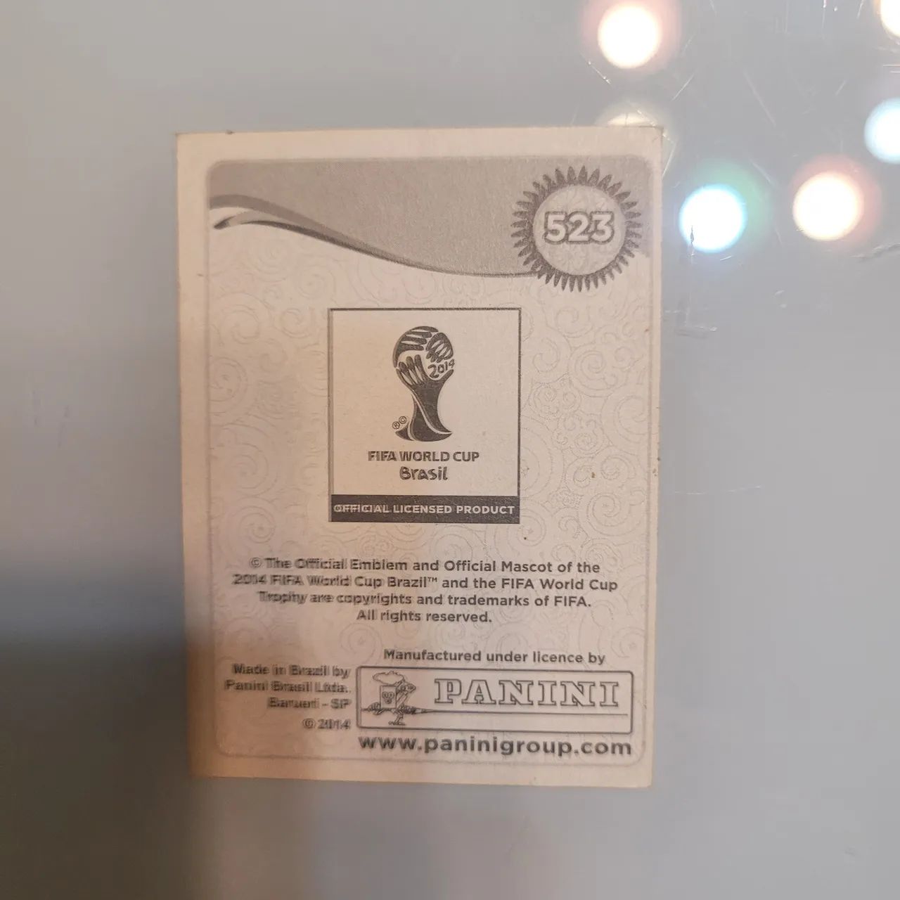 Figurinha Cristiano Ronaldo copa 2014 original  - Foto 2