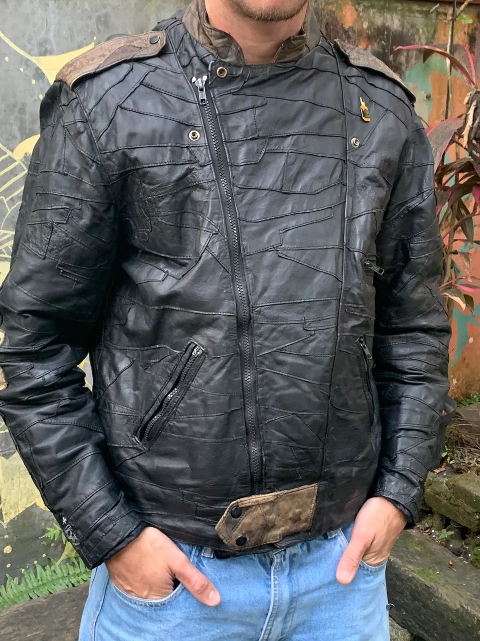 Jaqueta de 100% Couro - Motociclista  - Foto 4