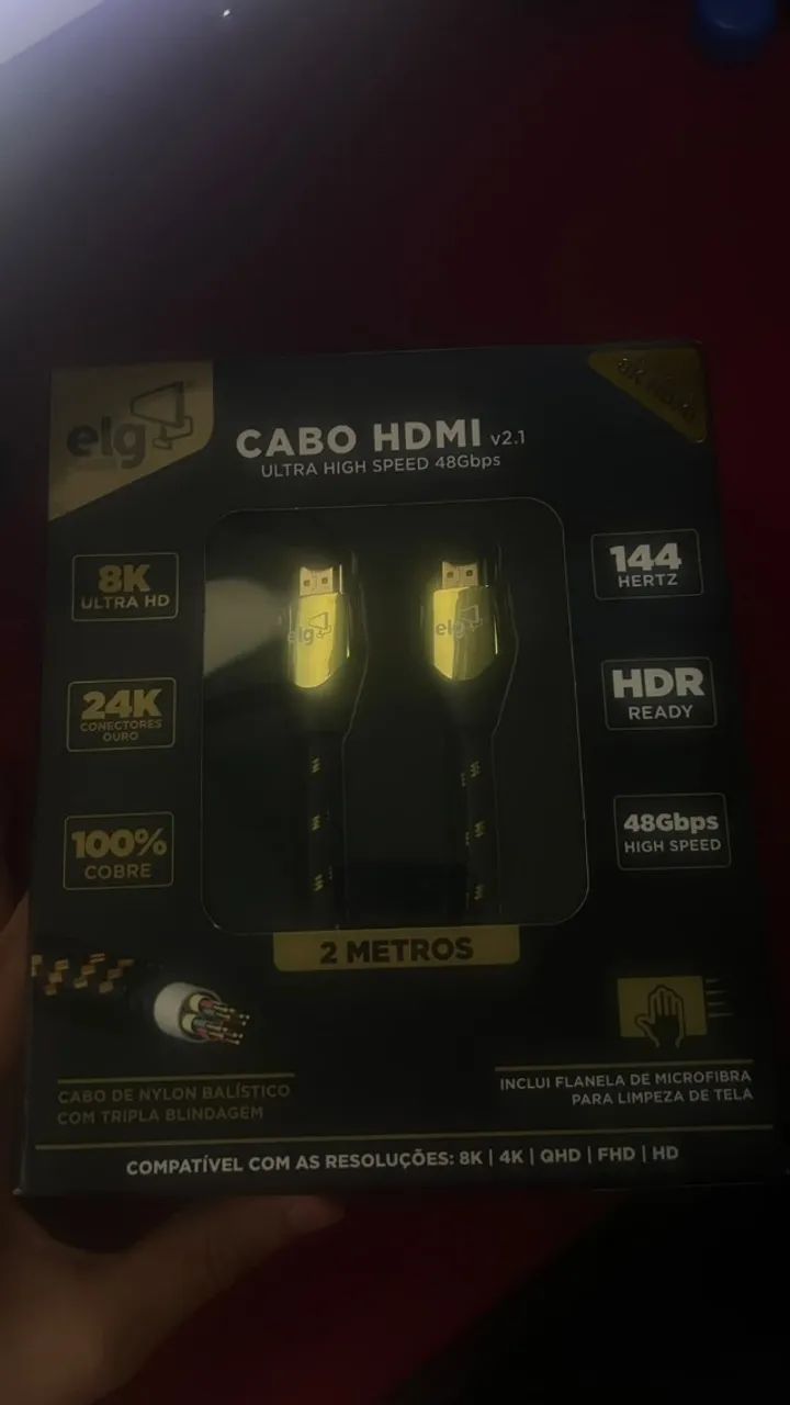 cabo hdmi 2.1