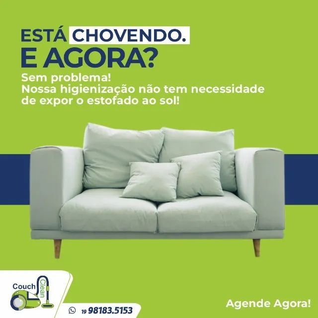Limpeza de sofá 