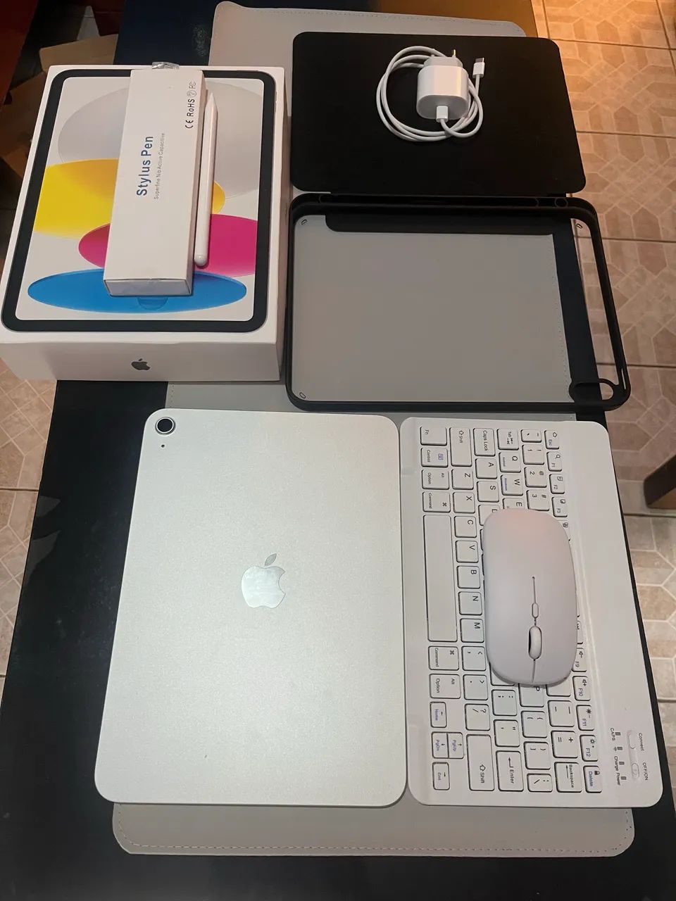 iPad 11 KIT COMPLETO COM CANETA, CAPA, TECLADO E MOUSE!! - Foto 2