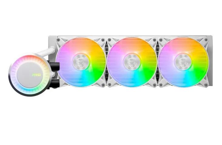 Water Cooler MSI Mag Coreliquid E360, ARGB, 360mm, AMD/Intel, Branco - MAG CORELIQUID E360 - Foto 2