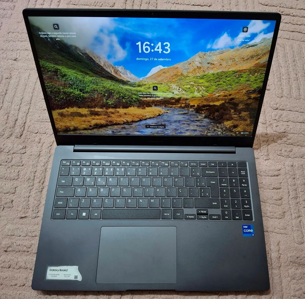 VENDO NOTEBOOK SAMSUNG GALAXY  I7 COMPLETO - Foto 2