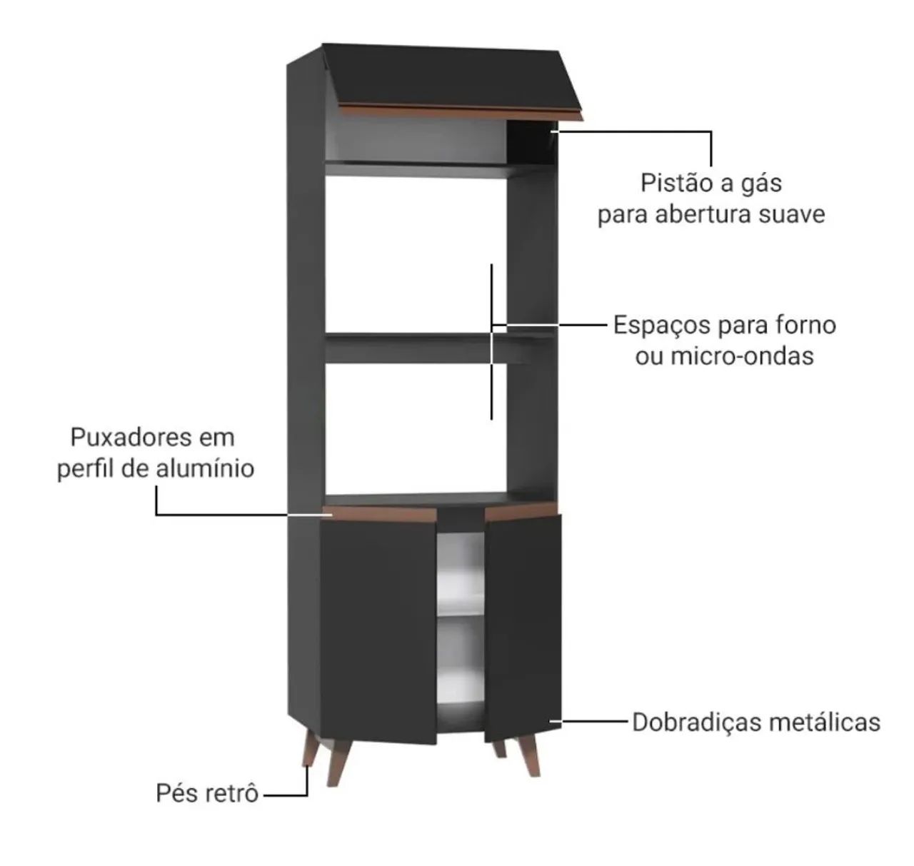 Armário torre quente Madesa