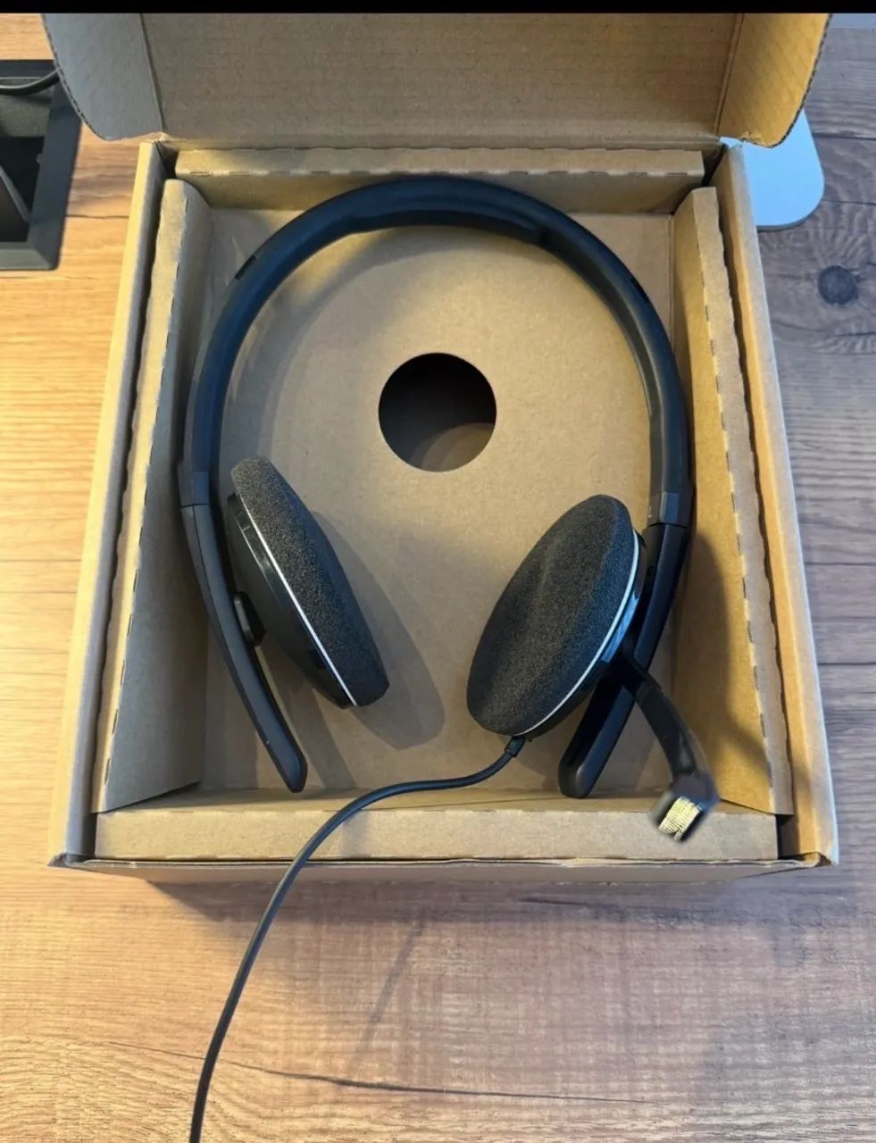headset com microfone integrado sennheiser usb voip stereo, importado uk, na caixa. - Foto 4