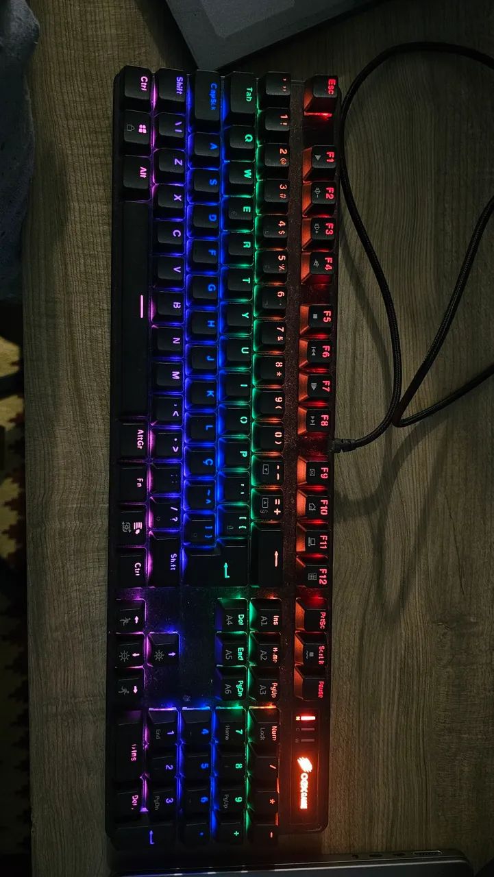 Teclado game mecanico 100%