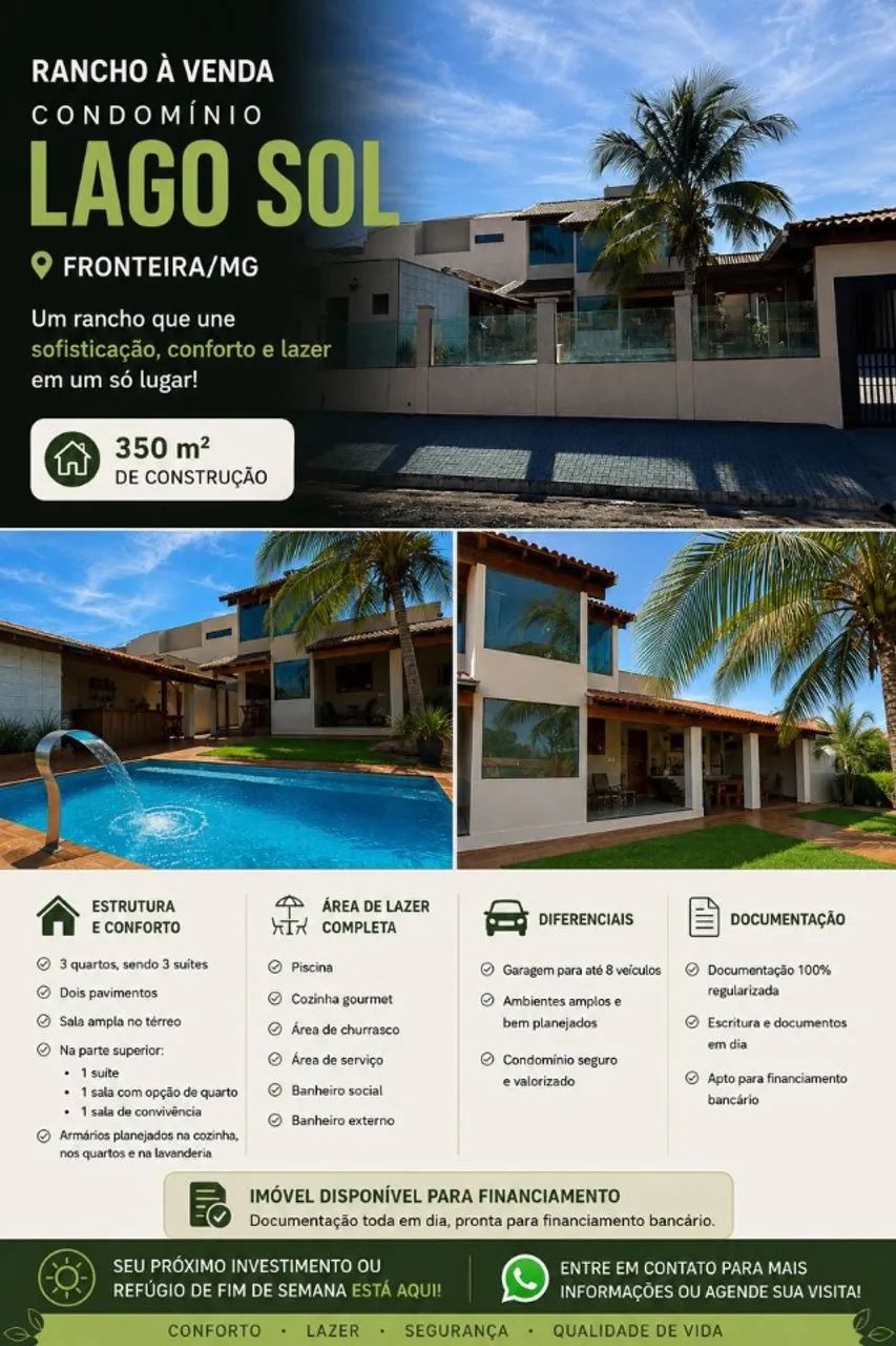 Rancho para Lazer ou moradia 