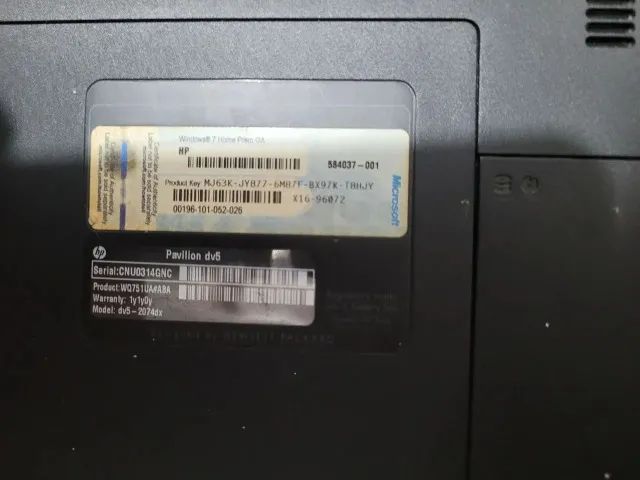 Notebook HP Pavilion DV5 Core i3 ref.zw31599 - Foto 4