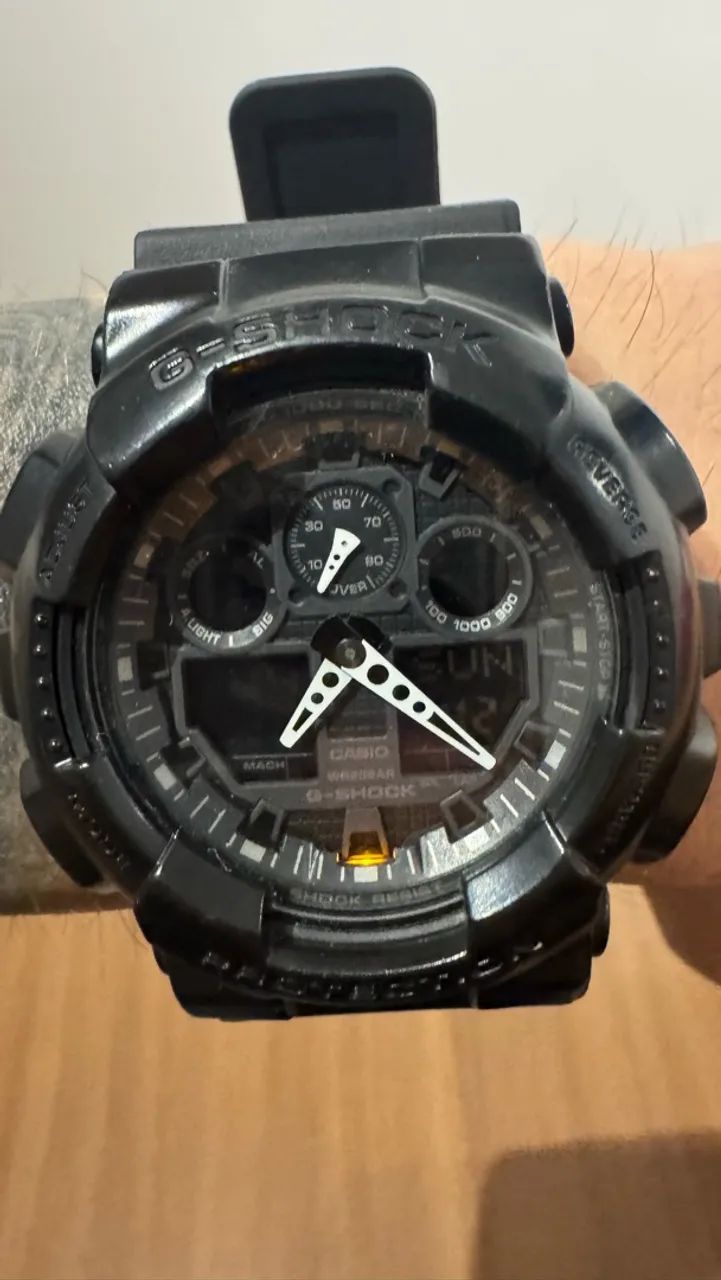 Relógio G-Shock GA 100 preto  - Foto 2