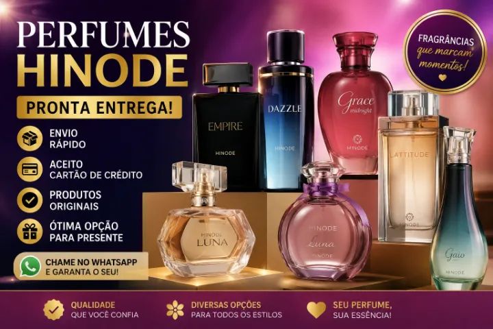 ? PERFUMES HINODE À PRONTA ENTREGA! ?