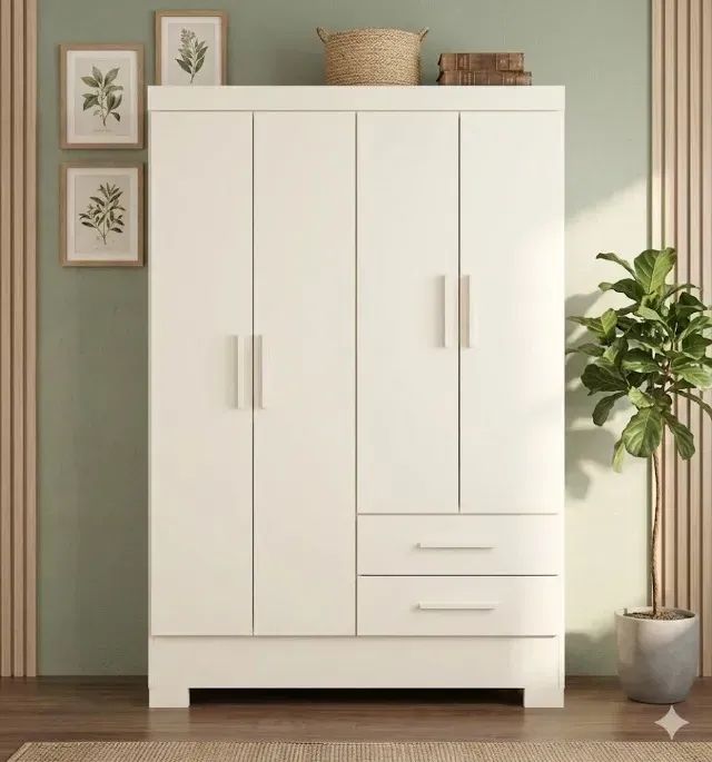 Guarda Roupa Imperatriz Branco Novo! 