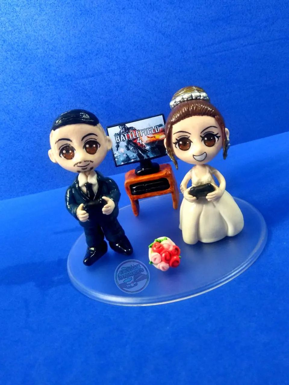 Topo de bolo de casamento (Aceito Encomendas) - Foto 3