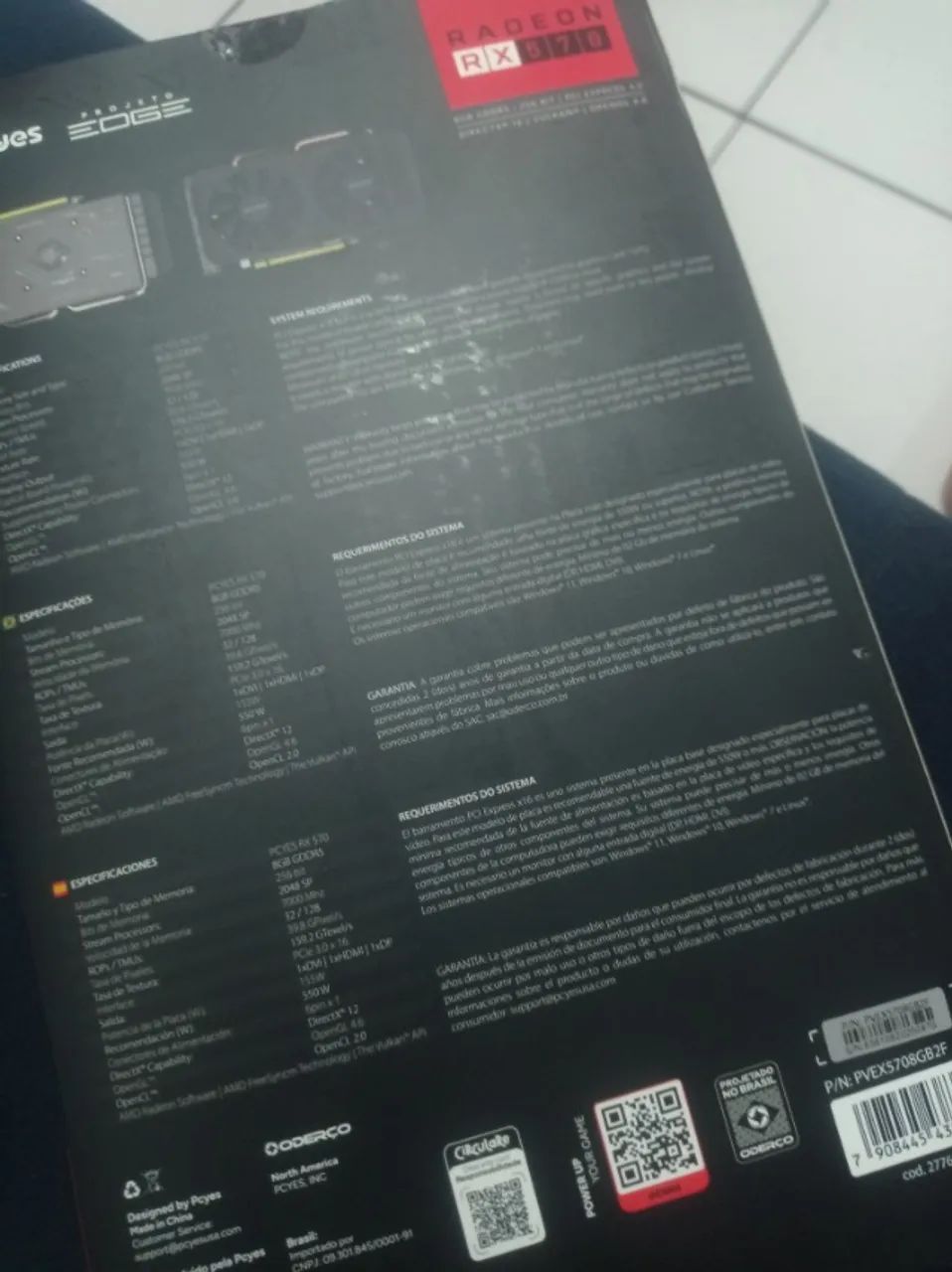 Placa de vídeo RX 570 8G - Foto 2