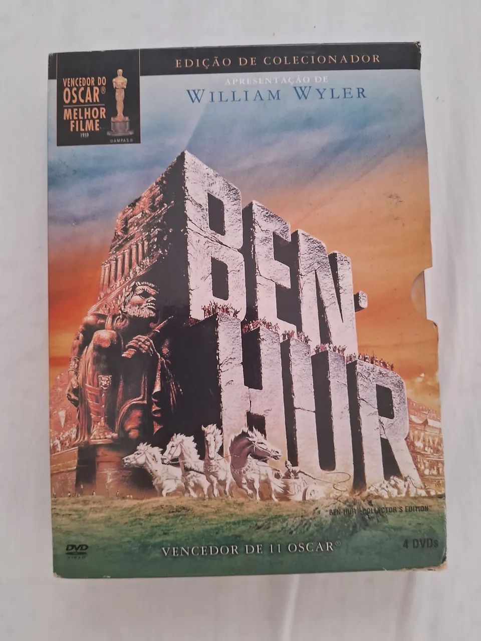 Box de Ben-Hur 4 dvd versão  de 1925 e 1959