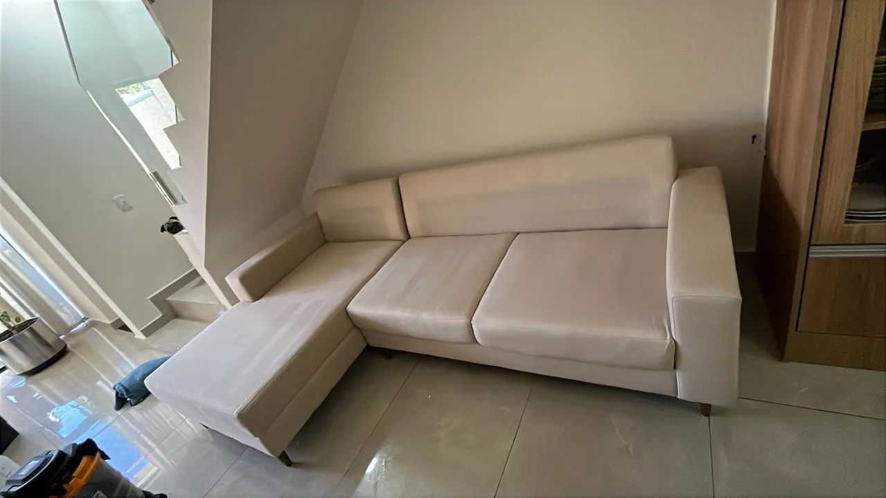 Sofá de linho, novinho e higienizado.  - Foto 2