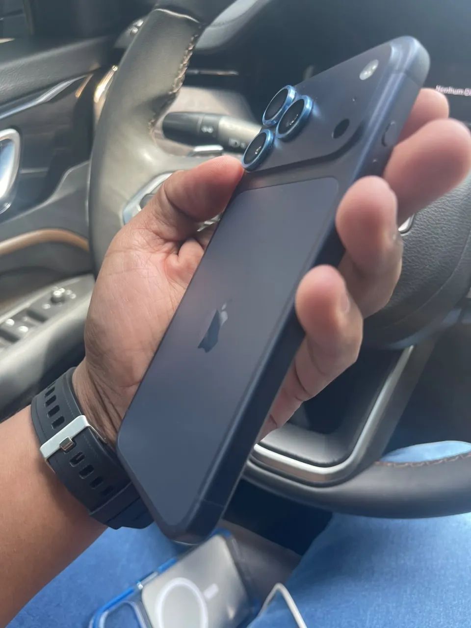 iPhone Pro Max 256 azul - 3 meses de uso  - Foto 5